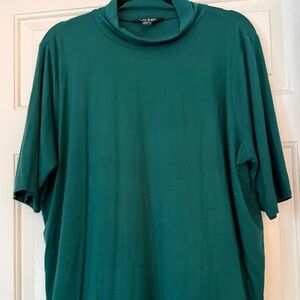 Ralph Lauren Short Sleeve Turtleneck Top - Green